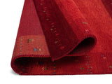 Zovio 430 Rot - Detailaufnahme Teppich-Unterseite