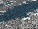 Dalia 696 Grau - Nahaufnahme des Musters und der Textur
