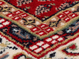 Fidaro 916 Rot - Nahaufnahme des Musters und der Textur