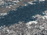 Dalia 696 Grau - Nahaufnahme des Musters und der Textur