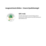 Qualitätssiegel für Klick-Vinyl Basic: QNG-Ready Siegel des Sentinel Holding Instituts für KfW-Förderung