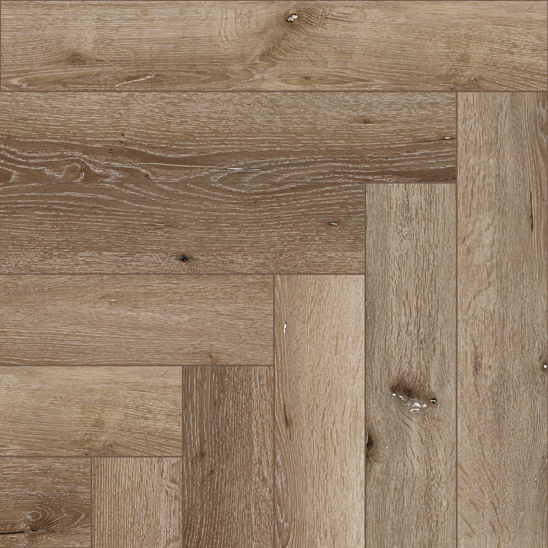 Klick-Vinyl Eiche Acorn Fischgrät 1m²