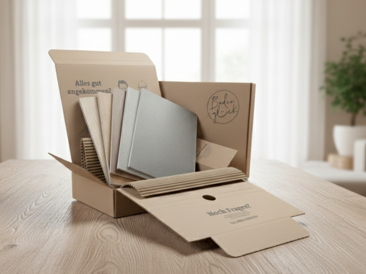 Abbildung Bodenglück Muster zum gratis bestellen und sicher sein, bevor due dein Rabattcode einlöst.