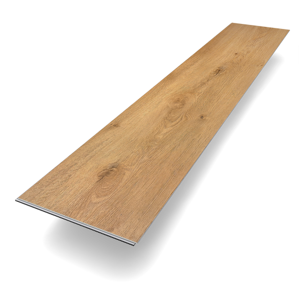 Planke Klick-Vinyl Eiche Memmert in hellbraun aus der Premium Kollektion mit integrierter Trittschalldämmung