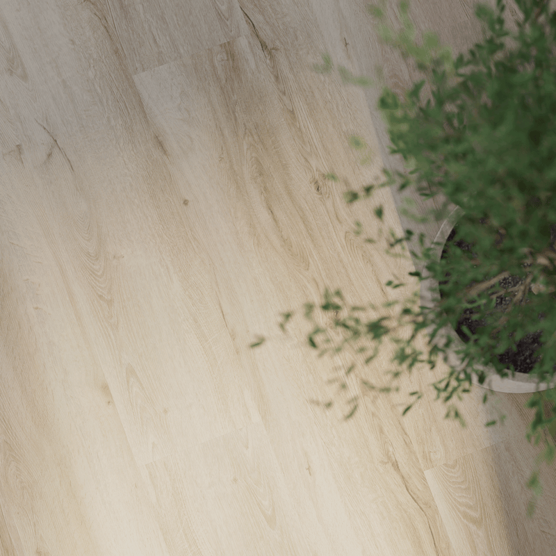 Lifestylebild von Klick-Vinyl Eiche Ameland dezentes Dekor in Holzoptik