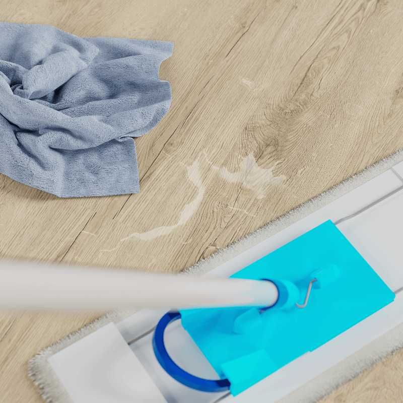 Detailbild von Klick-Vinyl Eiche Amrum wasserfest mit pflegeleichter Oberfläche