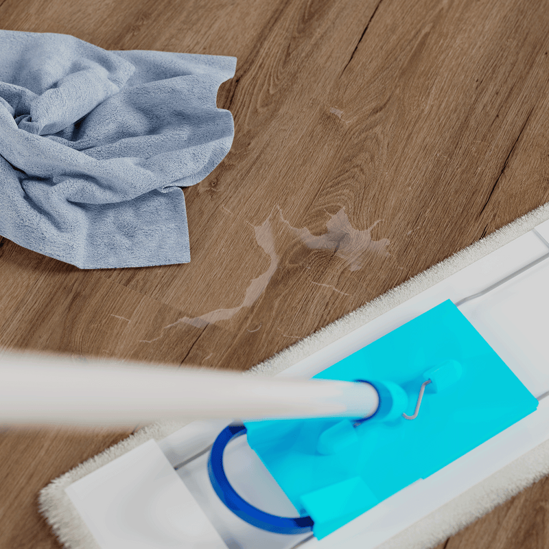 Detailbild von Klick-Vinyl Eiche Fehmarn wasserfest mit pflegeleichter Oberfläche