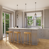 Küche Raumbild von Klick-Vinyl Eiche Föhr dezentes Dekor in Holzoptik