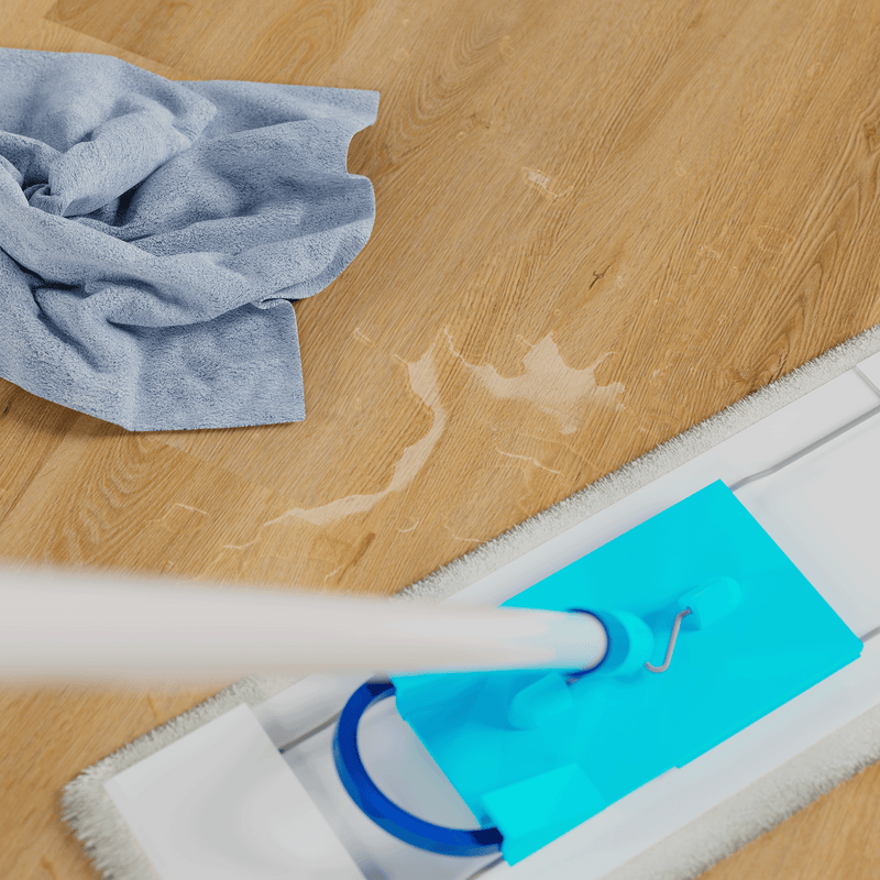 Detailbild von Klick-Vinyl Eiche Memmert wasserfest mit pflegeleichter Oberfläche