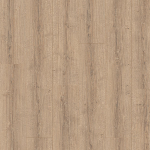 Topdown Verlegebild von Laminat Eiche Ruwertal markantes Dekor in Holzoptik mit lackierter 4V-Fase mit Aquastop-Funktion