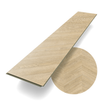 Planke Laminat Eiche Pfälzerwald dezente Holzoptik in hellbraun aus der Premium Kollektion im Fischgrät-Design