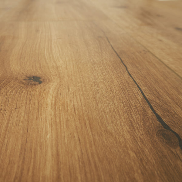 Closeup Klick Vinyl Basic Eiche Elbingerode Braun Rigid Trittschall Integriert