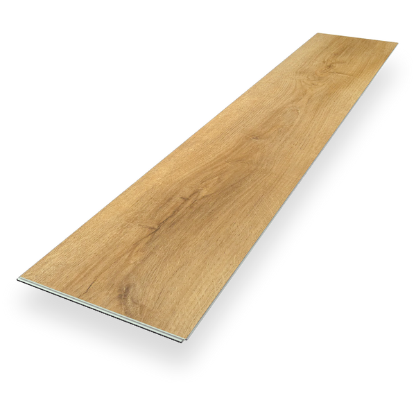 Planke von Klick Vinyl Premium Eiche Spiekeroog Braun Rigid Trittschall Integriert