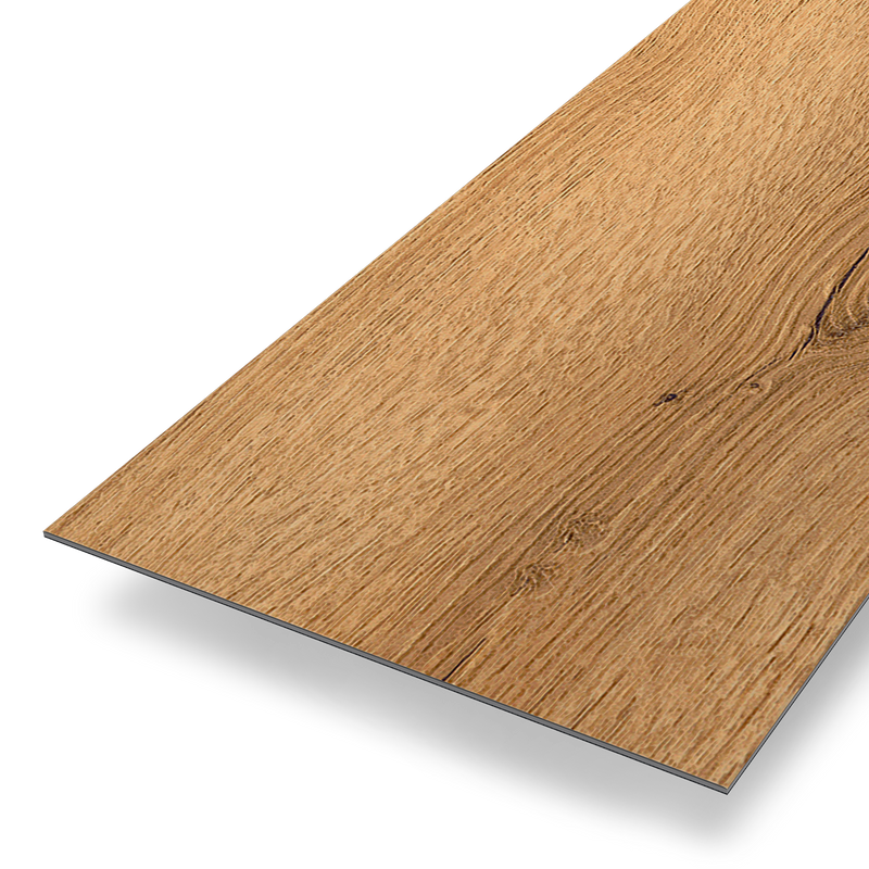 Detailansicht Planke Klebe-Vinyl Eiche Norderney Holzoptik Braun