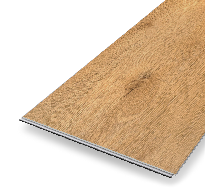 Closeup Planke Klick Vinyl Memmert Premium Eiche Natur Braun Rigid Trittschall Integriert