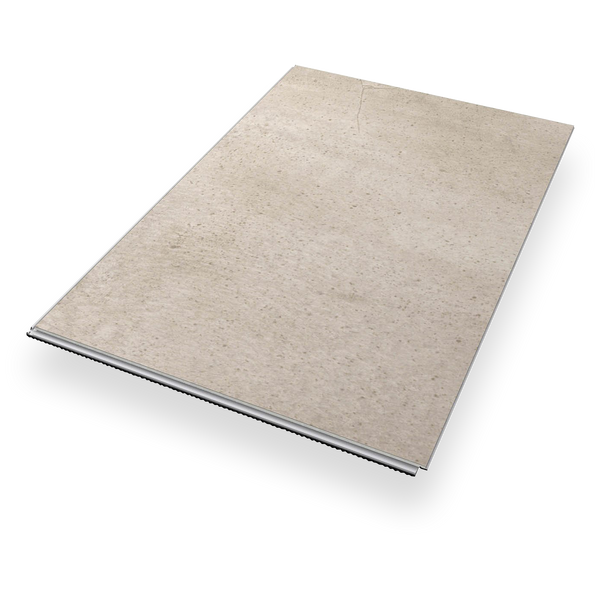 Bodenglueck Klick Vinyl Premium Stein Luebeck Sand Rigid Trittschall Integriert